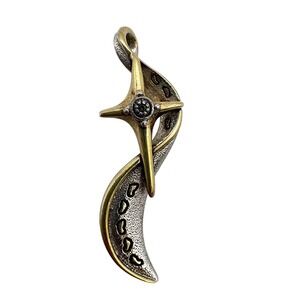 BGE Sterling Silver 925 Always Star Cross Pendant 1.21in 2.69g Inspirational